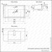 Раковина MELANA MLN-F80 белый 