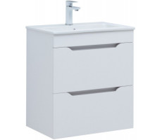 Тумба под раковину Aquanet Практика 60 белый глянец 00347963 Тумба под раковину Aquanet Практика 60 белый глянец 00347963
