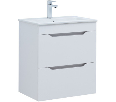 Тумба под раковину Aquanet Практика 60 белый глянец 00347963 Тумба под раковину Aquanet Практика 60 белый глянец 00347963