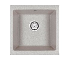 Мойка кварцевая BRILON, PM104546-GR, серый, 445х460, подст. мон. Paulmark 