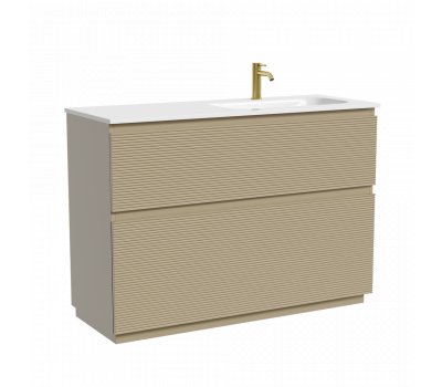 Тумба напольная SANCOS Folk Floor правая 1190х445х850, c двумя ящиками оснащенными доводчиками, Капучино, арт.FL120FRCP 