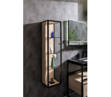 Пенал Armadi Art LOFT высокий light wood, полки стекло 896-L Пенал Armadi Art LOFT высокий light wood, полки стекло 896-L