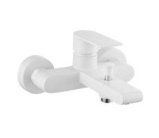 Смеситель для ванны AZARIO DELANO короткий излив, белый матовый AZ-158405126 Смеситель для ванны AZARIO DELANO короткий излив, белый матовый AZ-158405126