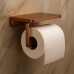 Держатель для туалетной бумаги с полочкой Knotlor PH101RB бронза матовый 