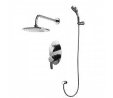Смеситель для душа Lemark Atlantis встраиваемый с дополнительной 5-функциональной лейкой, хром LM3229C хром Смеситель для душа Lemark Atlantis встраиваемый с дополнительной 5-функциональной лейкой, хром LM3229C хром