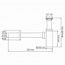 Сифон WasserKRAFT Abens 2000 A169 черный матовый 