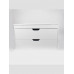 Тумба под раковину для ванной подвесная Uperwood Modul 95х44,4х55 см, белая/графит 2930205356 