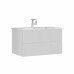 Тумба с раковиной ORKA Moonlight 90 подвесная, белый матовый 5001497 
