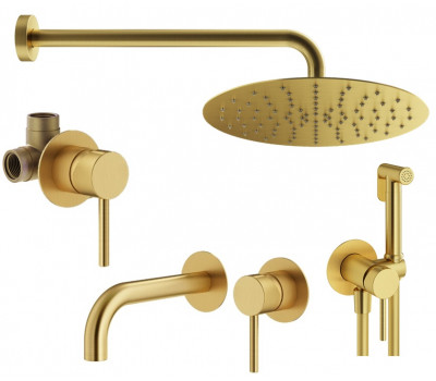 Комплект Plumberia Selection KITZXO01OB210 золото брашированное Комплект Plumberia Selection KITZXO01OB210 золото брашированное