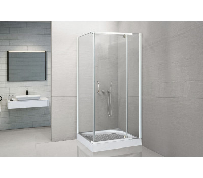 Душевой угол с поддоном Royal Bath  RB  HPV-T 80х80х213 (прозрачное) белый 