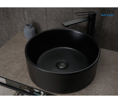 Раковина Gid Bm9011 53368 накладная ,черная матовая 