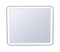 Зеркало Style Line Атлантика 80*80 с подсветкой и часами СС-00000671 