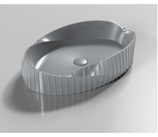 Раковина Ceramalux 78750MPG серый матовый 