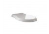 Сиденье унитаза с микролифтом Scarabeo 8108/B PLANET цвет White, петли chrome