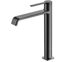 Смеситель для раковины AQUAme Asti AQM6414GM Серый матовый 