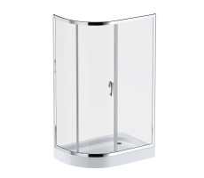 Душевое ограждение 120x80 см, без поддона AM.PM Like W83G-302U120CT Стекло прозрачное; профиль хром глянцевый 