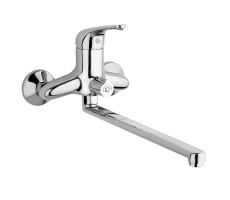Смеситель для ванны PAINI Trento с длинным изливом без аксессуара, хром (CR) TRCR119LMKM 