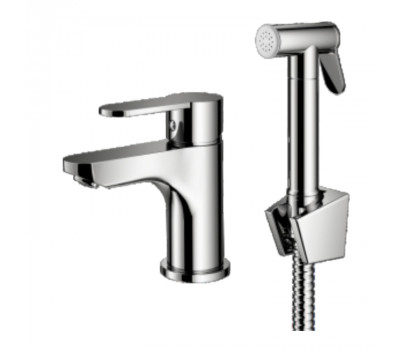 Смеситель для раковины с гигиеническим душем Prohanss P64.12, хром Смеситель для раковины с гигиеническим душем Prohanss P64.12, хром