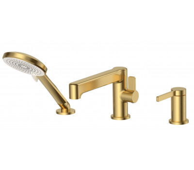 Смеситель «Sochi Gold» на борт ванны на 3 отверстия SC355Gold ESKO 