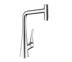 Смеситель для кухни Hansgrohe Metris Select 73816000 хром 