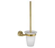 Туалетный ершик в комплекте WONZON & WOGHAND SIMPLE Брашированное золото WW-6529-BG 