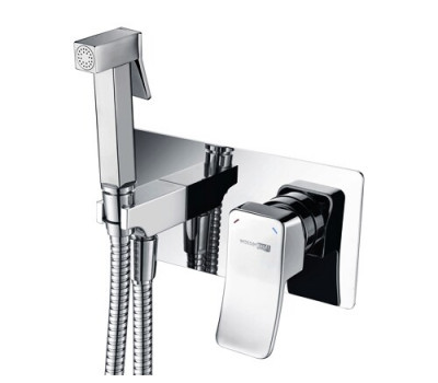 Смеситель с гигиеническим душем WasserKRAFT Aller 1060 10638 Хром 