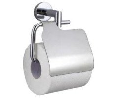 Держатель для туалетной бумаги с крышкой Line глянец NOFER 16500.B  Держатель для туалетной бумаги с крышкой Line глянец NOFER 16500.B