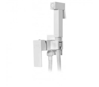 Гигиенический душ со смесителем встраиваемый Grocenberg GB002W, белый 