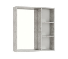 Шкаф-зеркало Onika Девис 65 бетон чикаго, универсальный 206542 Шкаф-зеркало Onika Девис 65 бетон чикаго, универсальный 206542