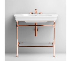 Консоль металлическая Artceram CIVITAS CIA006 77 rosa oro Розовое золото Консоль металлическая Artceram CIVITAS CIA006 77 rosa oro Розовое золото