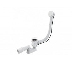 Слив-перелив (полуавтомат, 120 см.) Vega V55R Гл000026276, белый