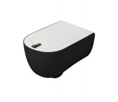 Унитаз подвесной Artceram The One THV001 17 00 цвет-Matt Black, сидение отдельно