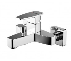 Смеситель для ванны c коротким изливом Bravat Riffle F672106C-01 Хром 