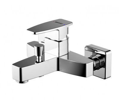 Смеситель для ванны c коротким изливом Bravat Riffle F672106C-01 Хром 