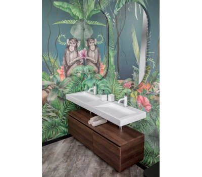 Столешница моноблок Armadi Art FLAT 140*46см на 2 чаши 859-140-2 Столешница моноблок Armadi Art FLAT 140*46см на 2 чаши 859-140-2