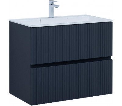 Тумба с раковиной Aquanet Джейн 80 цв.маренго (раковина Фортуна) 00332524 Тумба с раковиной Aquanet Джейн 80 цв.маренго (раковина Фортуна) 00332524