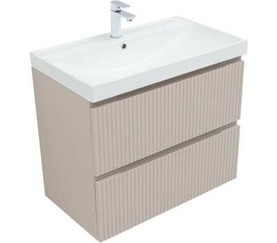 Тумба под раковину Aquanet Джейн (Flat) 80 бежевый 00343977 