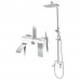 Душевая система Hansberge H5077W1 белый/хром 