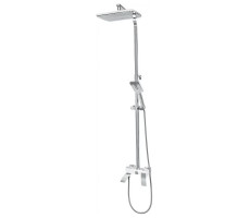 Душевая система Hansberge H5077W1 белый/хром 