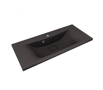 Раковина Florentina Прима 100 см 10.010.01000.302, антрацит 