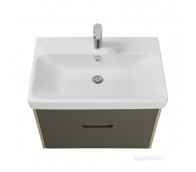 Тумба под раковину Aquaton Оливия 70 грей, дуб ойстер 1A254301OLUG0 