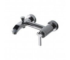 Смеситель для ванны c коротким изливом Bravat Waterfall F673107C-01 Хром 