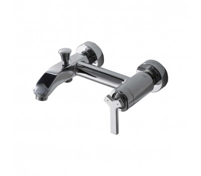 Смеситель для ванны c коротким изливом Bravat Waterfall F673107C-01 Хром 