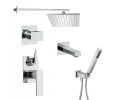 Комплект на 3 потребителя Grazia PAINI, для ванны/душа, хром 21CRSET36911SHBATH 