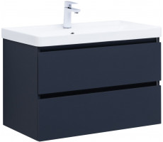 Тумба с раковиной Aquanet Вега 2.0 80 2 ящ. цв.маренго (раковина Ирис) 00344742 Тумба с раковиной Aquanet Вега 2.0 80 2 ящ. цв.маренго (раковина Ирис) 00344742