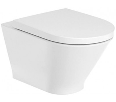 Унитаз подвесной, безободковый Roca GAP ROUND 3460NL000 сидение отдельно