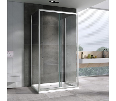 Душевой уголок ABBER Schwarzer Diamant AG30100H-S50-S50 хром Душевой уголок ABBER Schwarzer Diamant AG30100H-S50-S50 хром