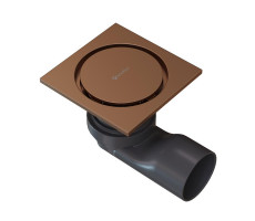 Душевой трап точечный Knotlor SDSC100RB бронза  