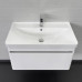 Тумба-умывальник подвесная Comforty Валдай-80П белая матовая с раковиной Comforty 4480 00-00019144 