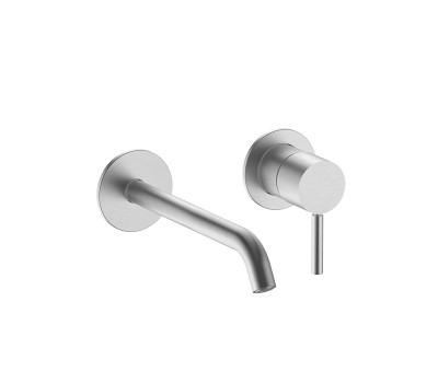 Смеситель для раковины Fantini Nostromo 50 93 G913B Матовая сталь 